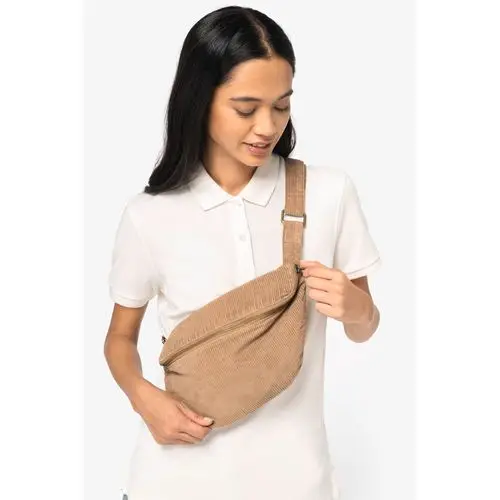sac banane en velours coton biologique