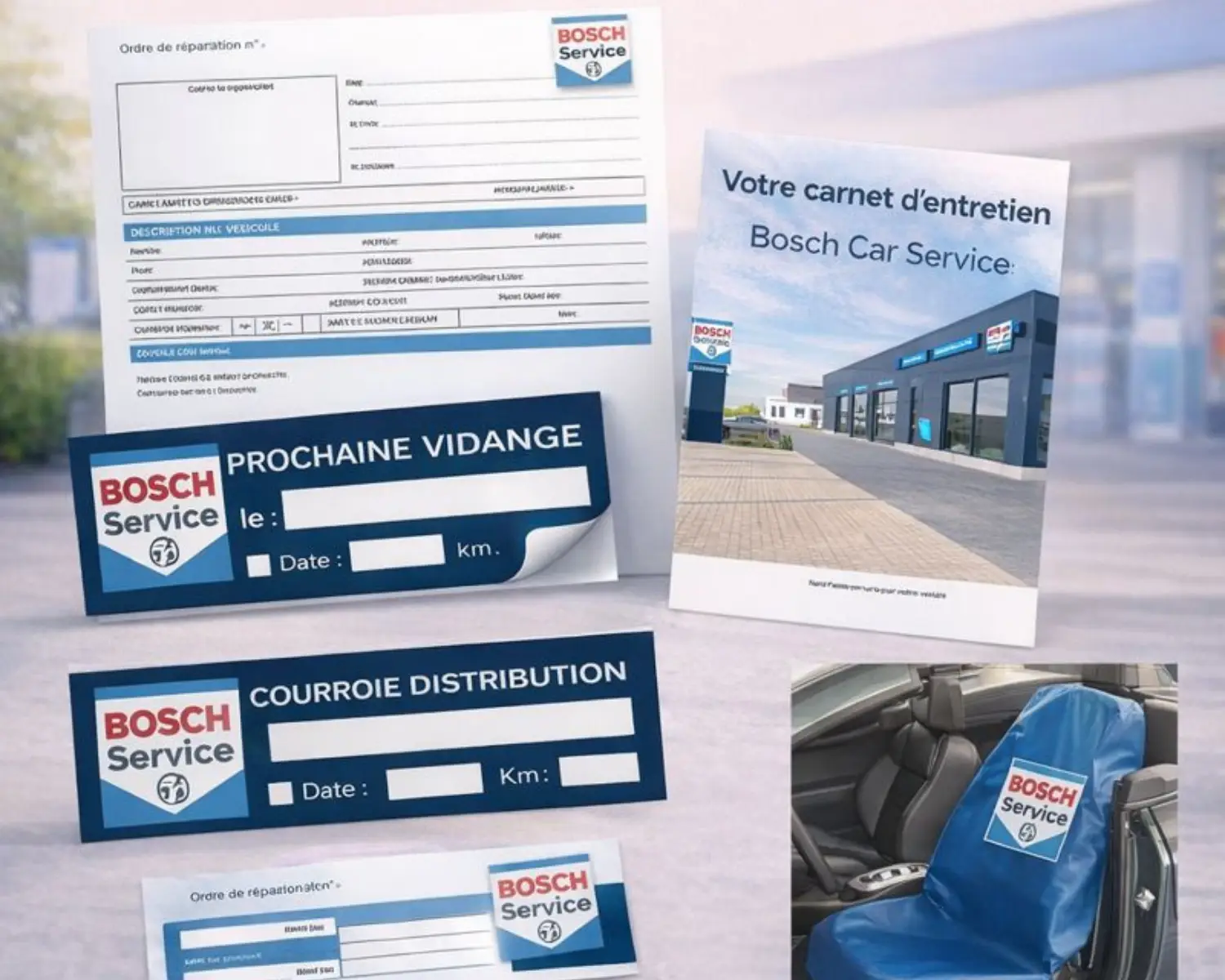 supports de communication bosch car service